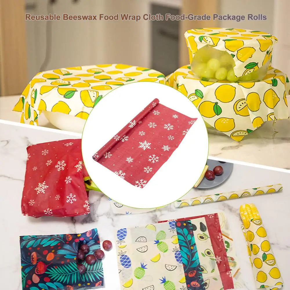 Emballages alimentaires réutilisables et écologiques a la cire d'abeille Bee Wrap